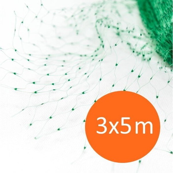 Siatka ochronna przeciw ptakom Bird Net 3x5m zielona