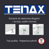 Siatka ochronna ogrodzeniowa plastikowa Quadra 10 0,5x10m oczko 10x10mm grafitowa TENAX