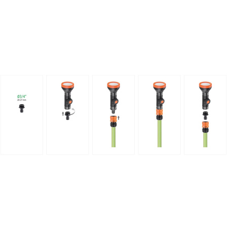 Złączka z gwintem zewnętrznym 3/4” CLABER 8637
