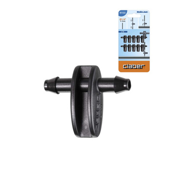 Złączka dwudrożna przelot kapilary 1/4" CLABER 91155 opak. 10 szt.