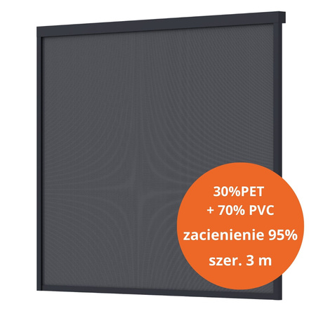 Panel boczny do pergoli aluminiowej NEO IRON 3x3 m/4x3m