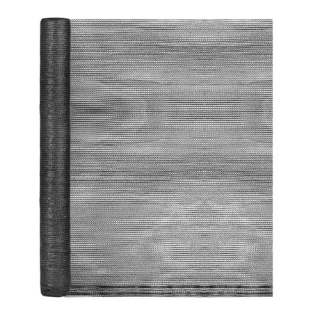 Tkanina cieniująca siatka osłonowa 1,5x25m 55% 60g/m2 grafit