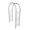 Pergola ogrodowa metalowa łuk RETRO 200x110x43cm czarna