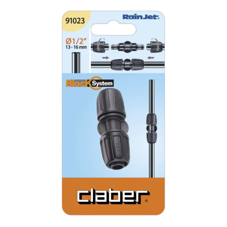 Złączka dwudrożna przelot na rurę 1/2" CLABER 91023