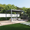 Pergola ogrodowa aluminiowa NEO IRON 4x3 m antracyt