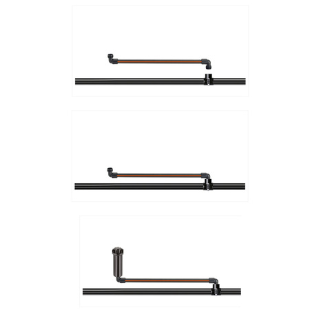 Przedłużka elastyczna  na wysięgniku 3/4"-3/4" CLABER 90747