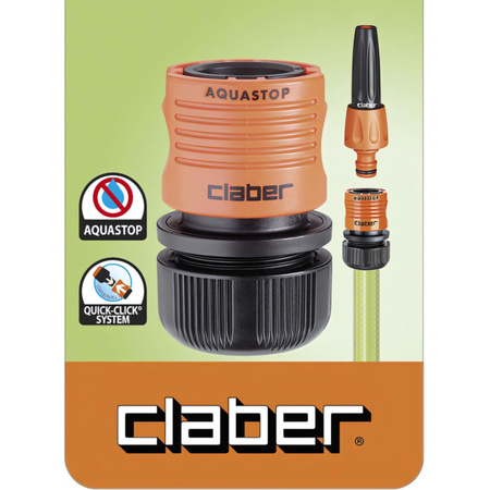 Szybkozłączka na wąż 5/8” Quick-Click Aquastop CLABER 8566