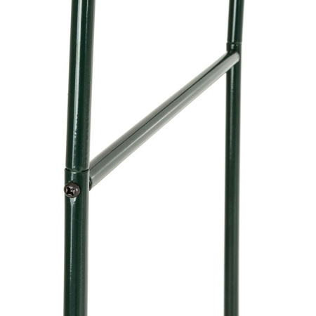 Pergola ogrodowa metalowa łuk CLASSIC 240x140x37 cm czarna