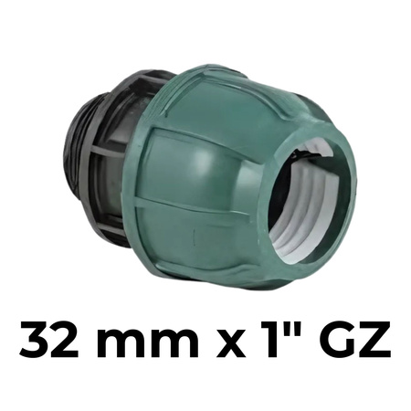 Złącze PE 32 mm x 1" GZ