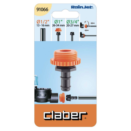 Złączka gwintowana 3/4”-1” do węża 1/2” CLABER 91066