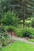 Pergola ogrodowa metalowa łuk BOTANIKA 230x114x37cm czarna