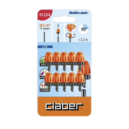 Mikrozraszacz 90° CLABER 91254 opak. 10 szt.