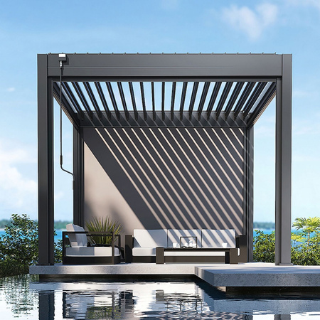 Panel boczny do pergoli aluminiowej NEO IRON 3x3 m/4x3m