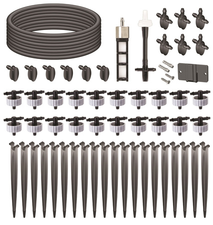 Zestaw do nawadniania kropelkowego roślin tarasowych i balkonowych Aqua Magic System CLABER 8063