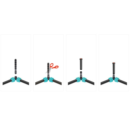 Przedłużka gwintowana 1/2"x1/2" CLABER 90757 opak. 5 szt.