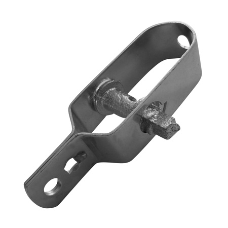 Napinacz drutu do siatki powlekany PVC antracytowy 100x30mm