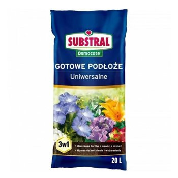 Ziemia uniwersalna 3 w 1 Gotowe Podłoże 20l SUBSTRAL Osmocote