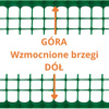 Siatka ochronna ogrodzeniowa plastikowa Quadra 20 1x10m oczko 20x20mm zielona TENAX