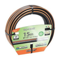 Wąż ogrodowy dwuwarstwowy z oplotem Ø 1/2” 12-17mm 15m Top Black CLABER 9037