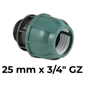 Złącze PE 25 mm x 3/4" GZ