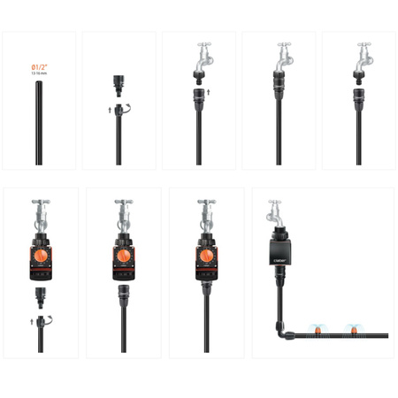 Szybkozłączka złącze automatyczne Quick-Click CLABER 91009