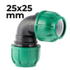Kolano PE proste 90° 25 x 25 mm woda-woda