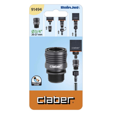Szybkozłączka z gwintem zewnętrznym 3/4" CLABER 91494