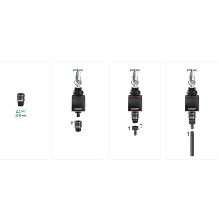 Szybkozłączka z gwintem zewnętrznym 3/4" CLABER 91494