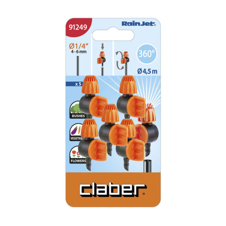 MIkrozraszacz 360° z zaworem CLABER 91249 opak. 5 szt.
