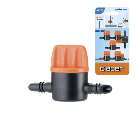 Zawór przelotowy zamknij-otwórz 1/4" CLABER opak. 5 szt.