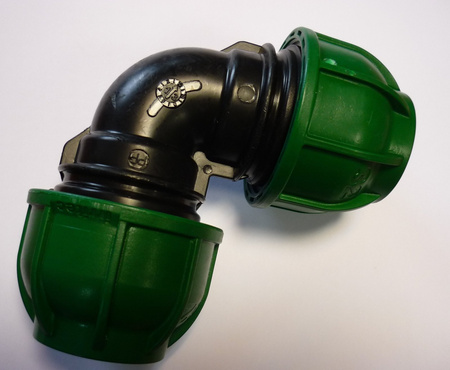 Kolano PE proste 90° 32 x 32 mm woda-woda