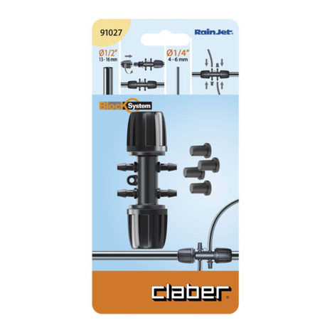 Złączka 1/2"  z 4 wyjściami 1/4" CLABER 91027