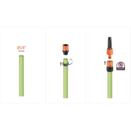 Szybkozłączka na wąż 5/8” Quick-Click Aquastop CLABER 8566