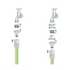 Metalowa końcówka złączka na kran 1"-3/4" Metal-Jet CLABER 9603