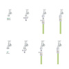 Metalowa końcówka złączka na kran 1"-3/4" Metal-Jet CLABER 9603