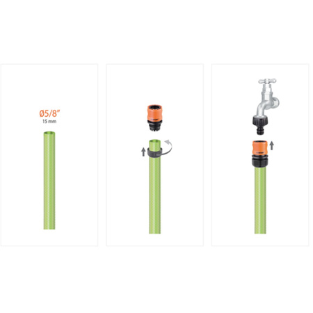 Szybkozłączka na wąż 5/8” Quick-Click CLABER 8568