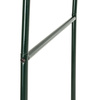 Pergola ogrodowa metalowa łuk CLASSIC 240x140x37 cm czarna