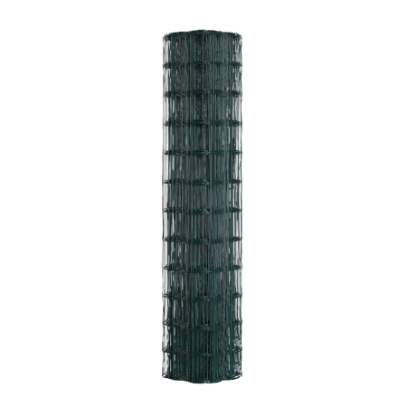 Siatka ogrodzeniowa zgrzewana powlekana PVC 1,2x25m zielona oczko 100x75mm