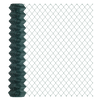 Siatka ogrodzeniowa pleciona powlekana PVC 1,5x25m zielona oczko 68x68mm