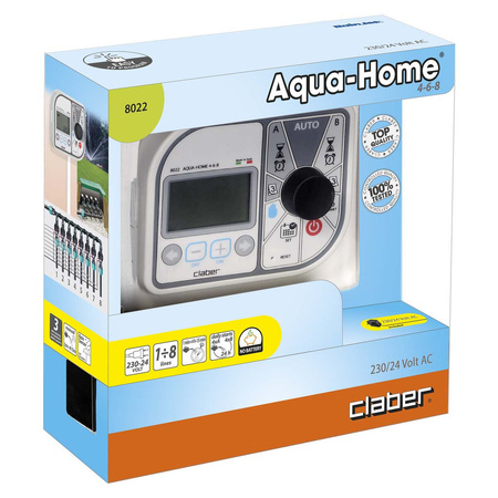 Programator sterownik timer Aqua-Home 4-6-8 CLABER 8022