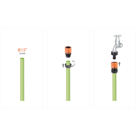 Szybkozłączka na wąż 1/2" Quicik-Click CLABER 8606
