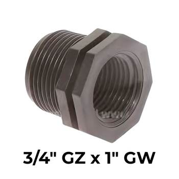 Redukcja 3/4" GZ x 1" GW