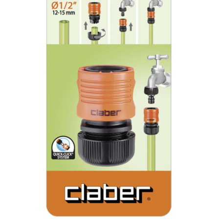 Szybkozłączka na wąż 1/2" Quicik-Click CLABER 8606