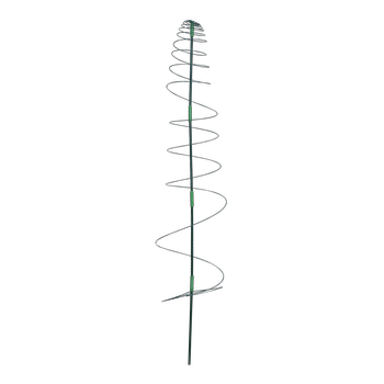 Podpora ogrodowa metalowa do pnączy SPIRALA 162x32cm zielona