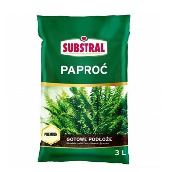 Ziemia podłoże do paproci 3l SUBSTRAL Premium