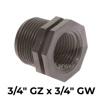 Redukcja 3/4" GZ x 3/4" GW