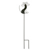 Podpora ogrodowa wbijana metalowa KOT 132x28,5cm czarna