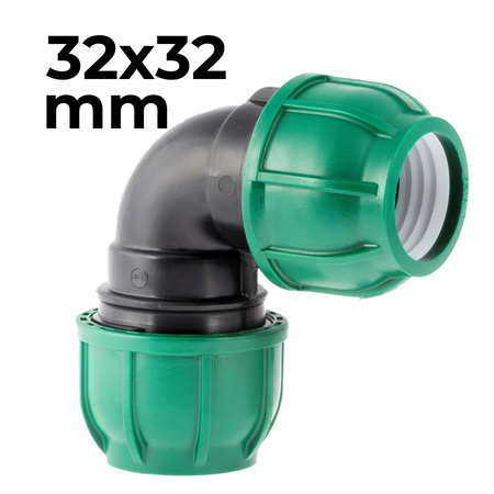 Kolano PE proste 90° 32 x 32 mm woda-woda