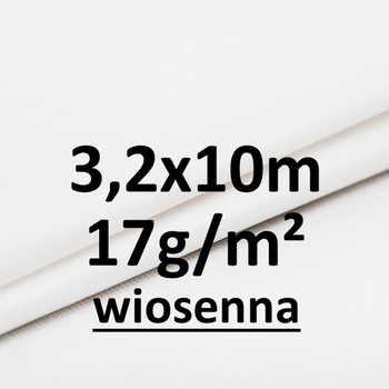 Agrowłóknina okrywowa wiosenna biała 17g 3,2x10m