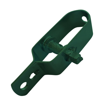 Napinacz drutu do siatki powlekany PVC zielony 100x30mm
